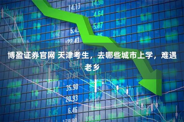 博盈证券官网 天津考生，去哪些城市上学，难遇老乡